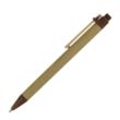 Eco-Friendly Cardboard Clicker Pen w/ Bamboo Clip | https://www.bestnamebadges.com