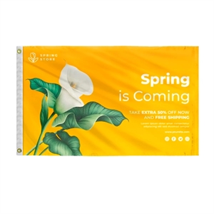 Custom Digital Print Flag 2.5' x 4' Nylon | https://www.bestnamebadges.com