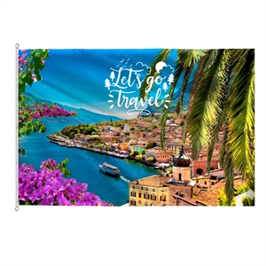 Custom Digitally Printed Flags 8' x 12' Nylon | https://www.bestnamebadges.com