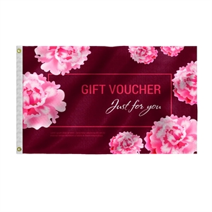 Custom Digital Print Flag 2.5' x 4' Canvas Poly | https://www.bestnamebadges.com