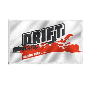 Custom Screen Sublimation Flag - 3' x 5' Canvas Poly | https://www.bestnamebadges.com