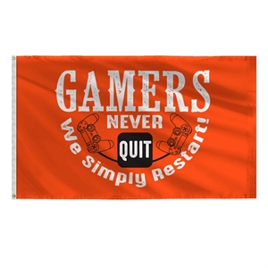 Custom Screen Sublimation Flag - 6' x 10' Nylon | https://www.bestnamebadges.com