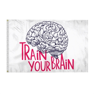 Custom Screen Sublimation Flag - 4' x 6' W-Poly | https://www.bestnamebadges.com