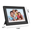 Smart Wifi Digital Photo Frame FHD Touch Screen 16G Cloud | https://www.bestnamebadges.com