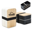 Bento Box Lunch Container Microwavable Food Storage Wood | https://www.bestnamebadges.com