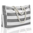 Waterproof Large Beach Tote Bag Summer Sand Proof Picnic | https://www.bestnamebadges.com