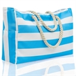 Waterproof Large Beach Tote Bag Summer Sand Proof Picnic | https://www.bestnamebadges.com