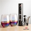 Swiss Force® Opener Set & Miami Stemless Wine | https://www.bestnamebadges.com