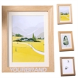 4x6 Multicolor Wood and High Definition Glass Picture Frame | https://www.bestnamebadges.com