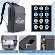 Function Water Resistant USB Charging Port Laptop Backpack | https://www.bestnamebadges.com