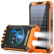 Solar Portable Wireless 20000mAh Fast Charging Power Bank | https://www.bestnamebadges.com
