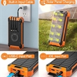 Solar Portable Wireless 20000mAh Fast Charging Power Bank | https://www.bestnamebadges.com