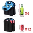 6 Bottles Insulated Neoprene Carrier Tote cooler Beer Bag | https://www.bestnamebadges.com