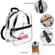 Unisex Stadium Approved Heavy Duty PVC Clear Mini Backpack | https://www.bestnamebadges.com