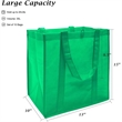 Custom Durable Large Capacity Reusable NonWoven Shopping Bag | https://www.bestnamebadges.com