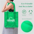 Custom Durable Large Capacity Reusable NonWoven Shopping Bag | https://www.bestnamebadges.com