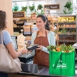 Custom Durable Large Capacity Reusable NonWoven Shopping Bag | https://www.bestnamebadges.com