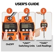 660LB Waterproof Handheld Mini Digital Hanging Crane Scale | https://www.bestnamebadges.com