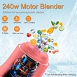 Custom Multifucntion 240W Portable Mini Smoothie Blender | https://www.bestnamebadges.com