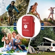 163 Piece Waterproof First Aid Kit | https://www.bestnamebadges.com