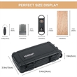 Portable Crushproof Airtight Travel Cigar Humidor Case | https://www.bestnamebadges.com