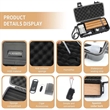 Portable Crushproof Airtight Travel Cigar Humidor Case | https://www.bestnamebadges.com