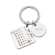 Creative Calendar Custom Pendant & Laser Carving Keychain | https://www.bestnamebadges.com
