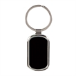 Black Laserable Metal Rectangle Keychain | https://www.bestnamebadges.com