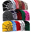 Knitted Beanie W/ Spider Web Design | https://www.bestnamebadges.com