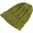 Premium Braided Knit Cuffed Beanie | https://www.bestnamebadges.com