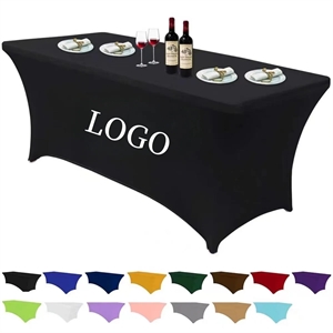 Wrinkle Resistant Stretch Table Cover For Event & Banquet