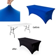Wrinkle Resistant Stretch Table Cover For Event & Banquet | https://www.bestnamebadges.com