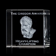 Granby Cube Award 3D | https://www.bestnamebadges.com