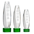 Hoover Award on Paragon Base - Green | https://www.bestnamebadges.com
