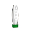 Hoover Award on Paragon Base - Green | https://www.bestnamebadges.com