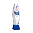 Hoover VividPrint™ Award on Robson Base - Blue | https://www.bestnamebadges.com