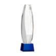 Hoover VividPrint™ Award on Robson Base - Blue | https://www.bestnamebadges.com