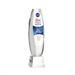 Hoover VividPrint™ Award on Robson Base - Clear | https://www.bestnamebadges.com