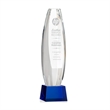 Hoover Award on Robson Base - Blue | https://www.bestnamebadges.com