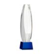 Hoover Award on Robson Base - Blue | https://www.bestnamebadges.com