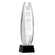Hoover Award on Robson Base - Black | https://www.bestnamebadges.com