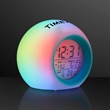 Round LED Clock 4", Glowing Lights + Alarm | https://www.bestnamebadges.com