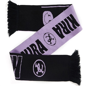 Stretchy Knitted Woven Scarf W/ Tassel | https://www.bestnamebadges.com