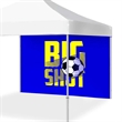Custom Event Tent - Half Wall Screen Print | https://www.bestnamebadges.com