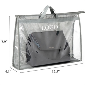 Dust Cover Bag & Transparent PVC Purse Storage Organizer