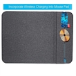 Mouse Pad with Wireless Phone Charger | https://www.bestnamebadges.com