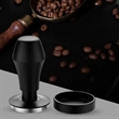 Custom Personalise Portable Hand Spring Loaded Coffee Tamper | https://www.bestnamebadges.com