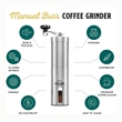 In Stock Nice Stainless Steel Manual Conical Coffee Grinder | https://www.bestnamebadges.com