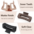 Multi Color Large Strong Hold Nonslip Matte Claws Hair Clips | https://www.bestnamebadges.com