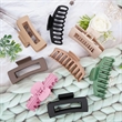 Multi Color Large Strong Hold Nonslip Matte Claws Hair Clips | https://www.bestnamebadges.com